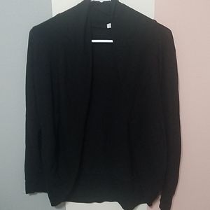 Black cardigan